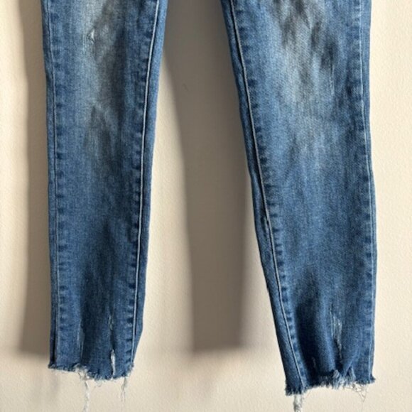 Risen Jeans frayed hem jeans size 25 - Picture 2 of 10